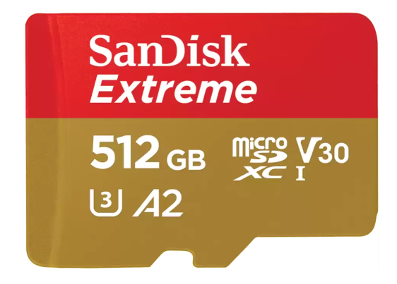 SanDisk Extreme® microSDXC™ UHS-I 記憶卡-512G